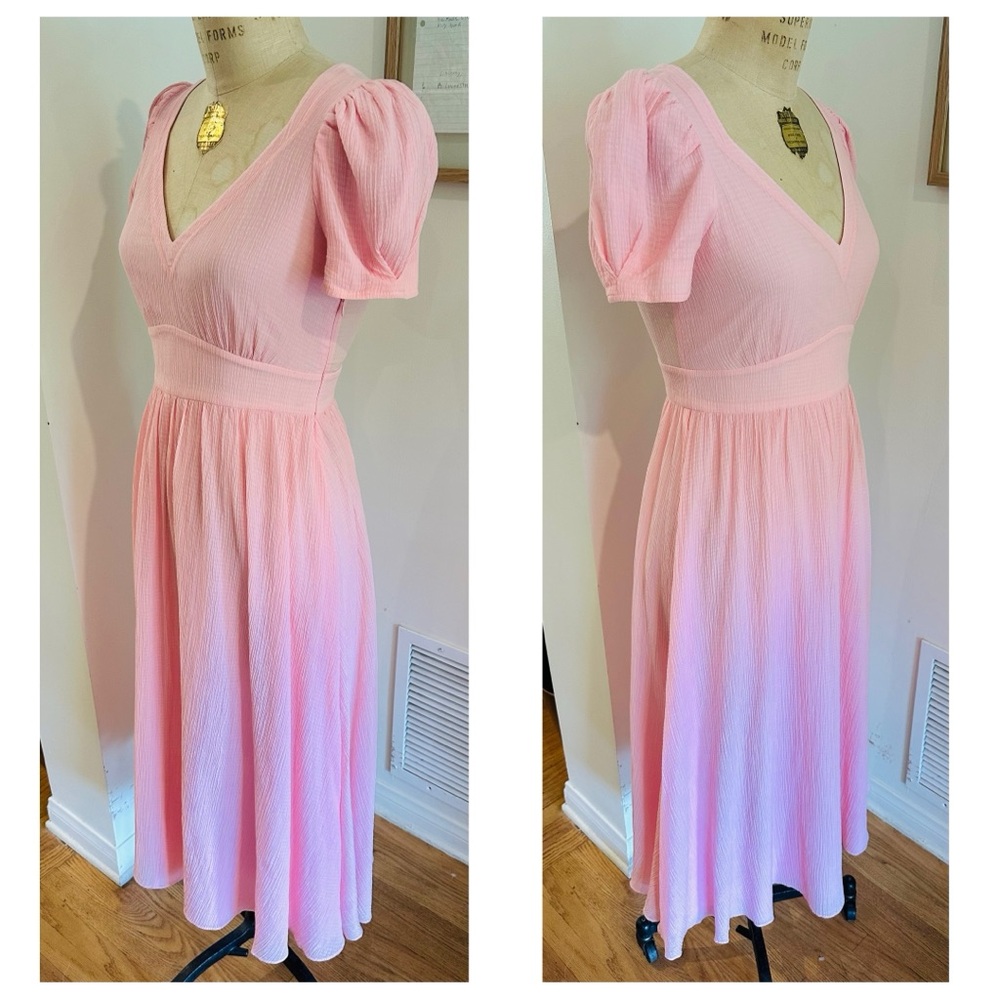 LoveShackFancy Blush Pink Hutchinson Dress, Small - Picture 4 of 7